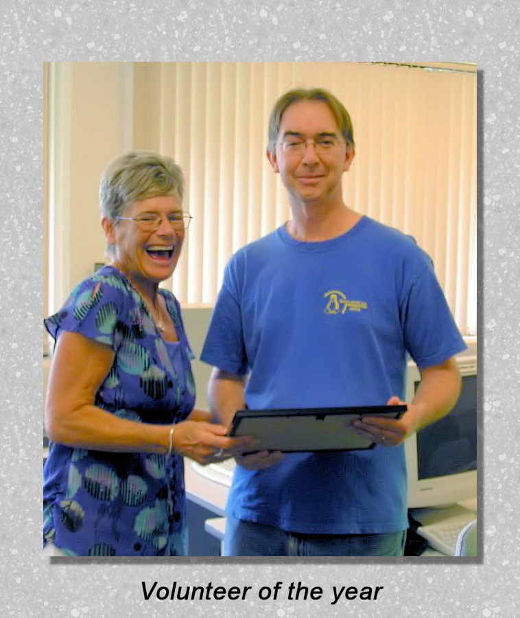 Stephen Rothwell receives 2007 Volunteer of the Year Award